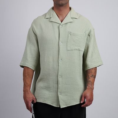 پیراهن آستین کوتاه لینن کد 231021