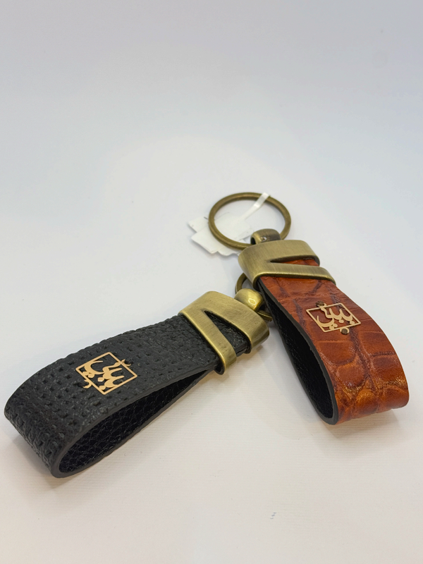 جاکلیدی طلا با طرح بابایی ( قهوه ای )