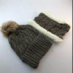 کلاه و شال گردنی مارپیچ