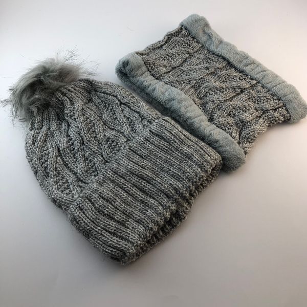 کلاه و شال گردنی مارپیچ