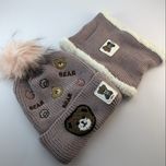 کلاه و شال گردنی فول خرسی