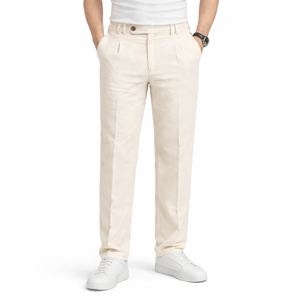 شلوار پارچه ای ریلکس پشت کش zara