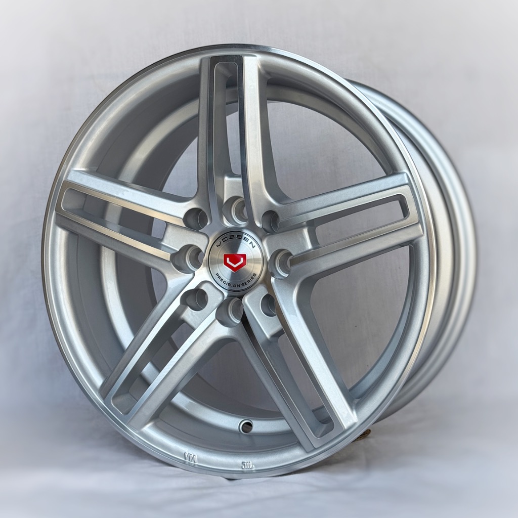 رینگ اسپرت VOSSEN سایز 15 اینچ - رخ تراش نقره ای ( رینگ ووسن CV5 )