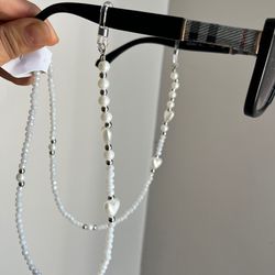 بند عینک سفید