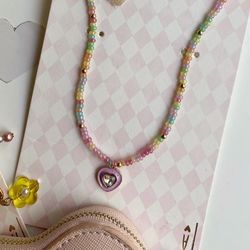 گردنبند منجقی طرح قلب