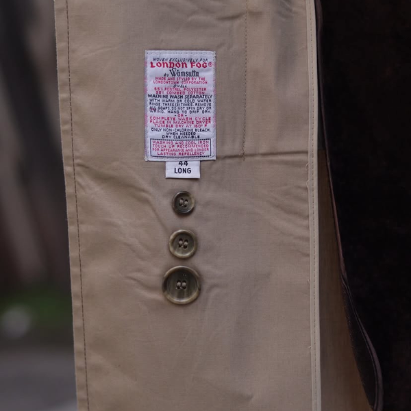 ترنچ کت کرم برند Londen fog