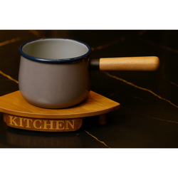 شیرجوش لعابی سایز 16 طوسی