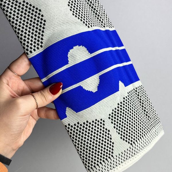 زانوبند آتل دار طبی طوسی آبی