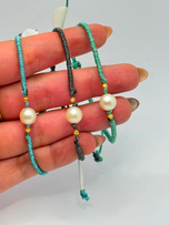 دستبند نخی مرواریدی