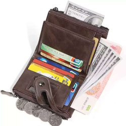 کیف پول جیبی مردانه ضد سرقت سانیستی مدل S3021