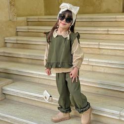 بلوز شلوار و رویه دخترانه مدل ستین