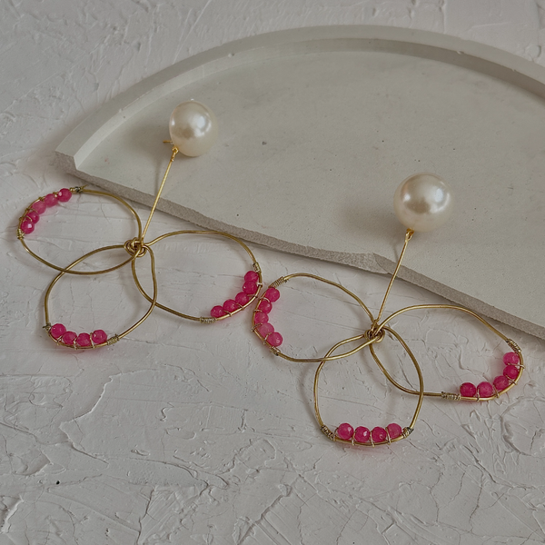 گوشواره گل 8