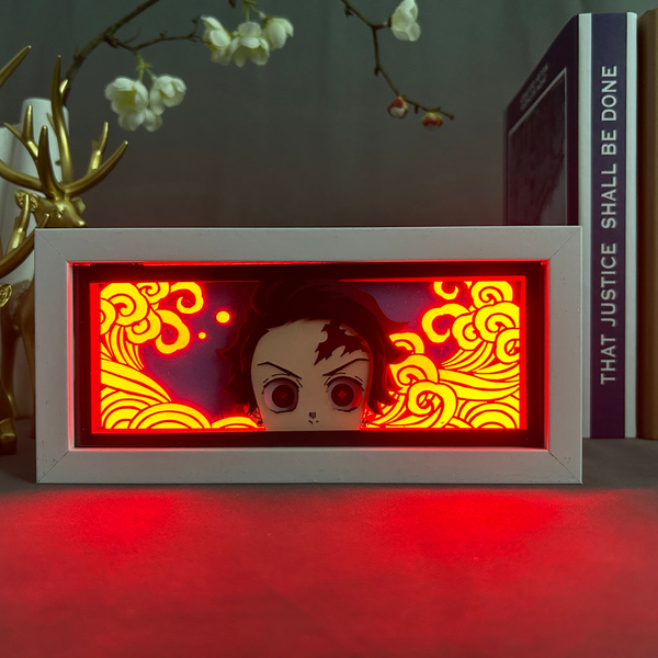 تابلو لایت باکس انیمه ای تانجیرو دمون اسلیر | Tanjiro-Demon Slayer Anime Light Box