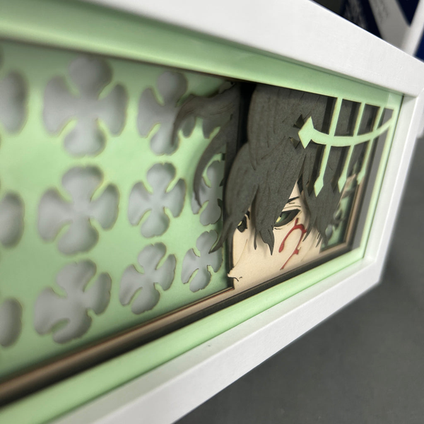 تابلو لایت باکس انیمه ای یونو بلک کلاور | Yuno Anime Light Box black clover