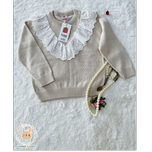 پلیور دخترانه آی چیلک یقه گیپور