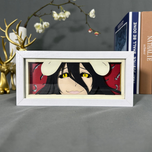 تابلو لایت باکس انیمه ای البدو اورلرو | Albedo Overlord Anime Light Box