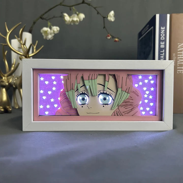 تابلو لایت باکس انیمه ای کانروجی دمون اسلیر | Demon Slayer Kanroji Light Box