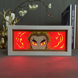 تابلو لایت باکس انیمه ای رنگوکو | Demon Slayer Rengoku Light Box