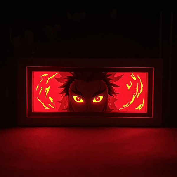 تابلو لایت باکس انیمه ای رنگوکو | Demon Slayer Rengoku Light Box