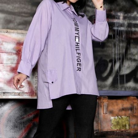 مانتو شیک دخترانه وزنانه جلو چاپ