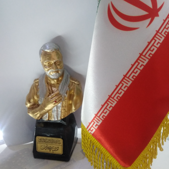 مجسمه سردار شهید حاج قاسم سلیمانی