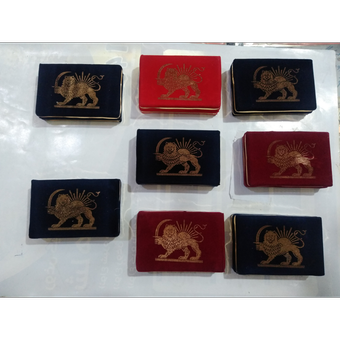 جعبه جواهرات با نشان شیر و خورشید