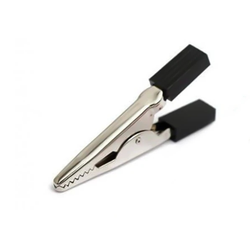 گیره سوسماری سر باتری 5 سانتی متر مشکی دسته لاکی