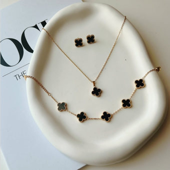 دستبند ونکلیف مشکی