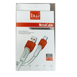 کابل شارژ usb به تایپ سی vs67 100w bw usb charging cable to type c vs67 100w bw