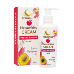 کرم آبرسان و مرطوب کننده روغن هسته هلو + ویتامین C یاکاموز