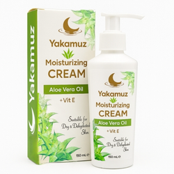 کرم آبرسان و مرطوب کننده روغن آلوئه ورا + ویتامین E