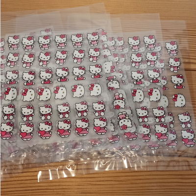 برچسب حرارتی طرح کیتی سایز یک و نیم