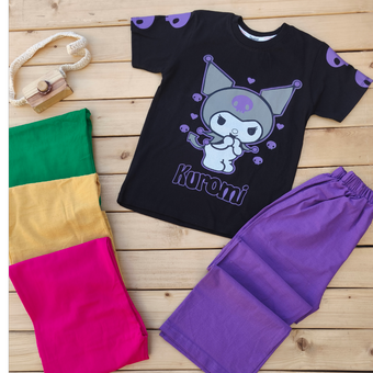 تیشرت شلوار بگ لنین کرومی 11406