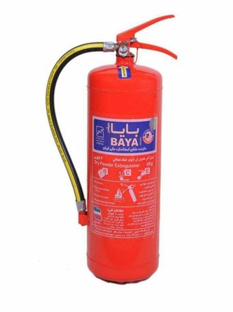 کپسول آتشنشانی پودر و گاز 6 کیلوگرم کارکرده