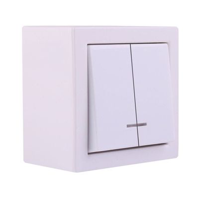 کلید دو پل روکار جهان الکتریک