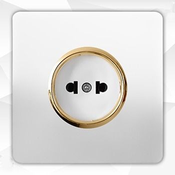 پریز برق ساده آسیا الکتریک مدل کریستال