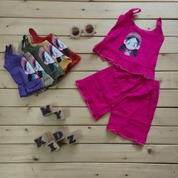 تاپ شلوارک لنین12104