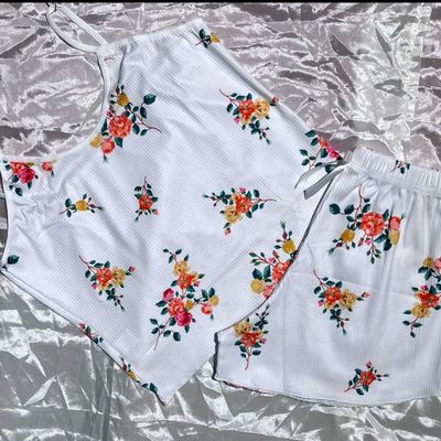 تاپ شورتک گلدار