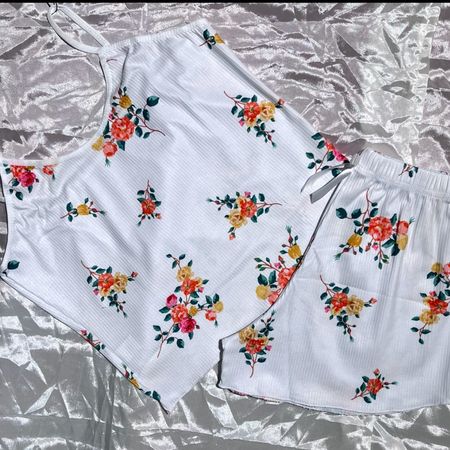 تاپ شورتک گلدار