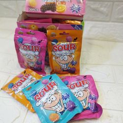 پاستیل دراژه ای ترش sour