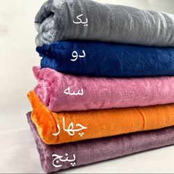 پتو مسافرتی ژله ای تک رنگ سایز 160 در 200 تکنفره