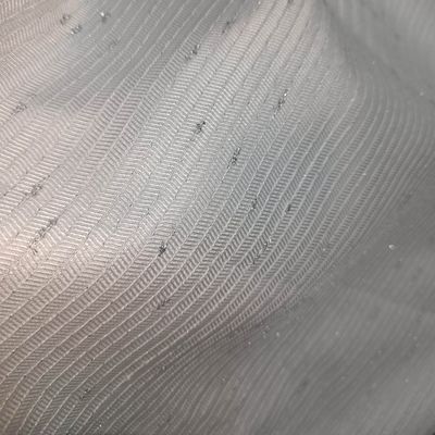 پارچه حریر محو بدون نیاز به آستر سیم دوزی شده با نخ کتان