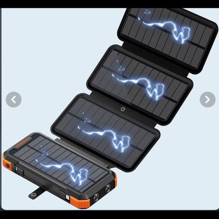✅پاوربانک 📱خورشیدی 🔆5 پنل 20000 گرین لاین Green Lion Solar 5-Panel 20000mAh Power Bank