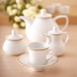 سرویس غذاخوری 108 پارچه چینی زرین ایران سری شهرزاد مدل رومینا درجه یک