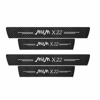 برچسب پارکابی خودرو سولگی مدل کربن کد J52 مناسب برای ام وی ام ایکس 22 بسته 4 عددی