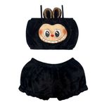 ست نیم تنه و شلوارک راحتی دخترانه مدل لبوبو