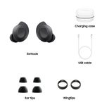 هدفون بلوتوثی سامسونگ مدل Galaxy Buds FE با نویز کنسلینگ فعال (ANC)، درگاه شارژ USB Type-C، دارای میکروفون دوگانه، مقاوم در براب