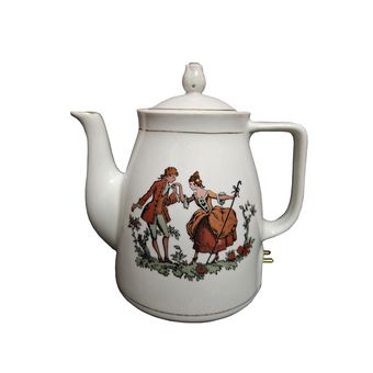 قوری سرامیکی مدل المنت دار طرح مرد و زن کد china