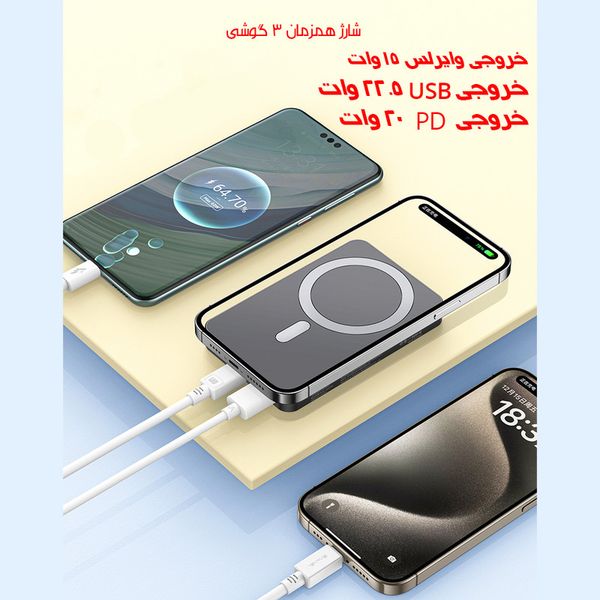 پاوربانک اوی طرح مگ سیف