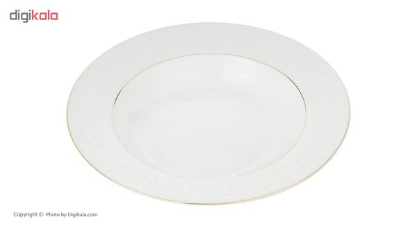 سرویس غذاخوری 102 پارچه چینی زرین ایران سری ایتالیا اف مدل Sepid Sadaf درجه عالی